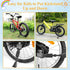 SEISSO Bike Kickstand for Kids Bike 12 14 16 18 20 inch Wheel, Adjustable Rear Mount Bicycle Kickstands