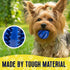 Fillable Treat Ball for Dogs, 1.5" Puppy Puzzle Balls for Teething Dogs - 6 Pack for Small Breeds