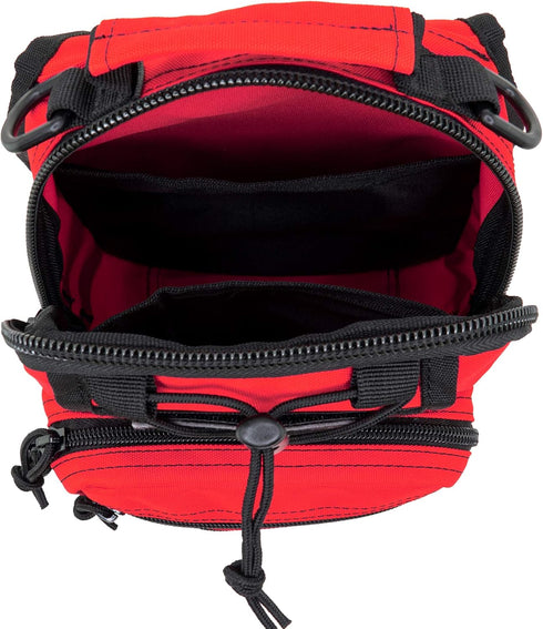 LINE2design Backpack First Aid Sling - Tactical EMS & Outdoor Rescue Bag - Red