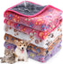 Hestya 4pcs Waterproof Dog Puppy Pads Soft Cat Blanket Dog Sleeping Mat