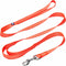 Blueberry Pet Essentials Double Handle Dog Leash | 5ft. x 3/4" Medium Dog Leash in Florence Orange | Classic Leash for