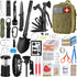 Survival Kits, 170 PCS First Aid Kit/Trauma Kit, Essential Medical Supplies for Hiking, Camping, Gifts for Him
