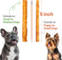 MON2SUN 5 Inch 10.58oz (15 Count-Pack 1) Chicken Collagen Sticks for Dogs, Teeth Cleaning Collagen Chews for Medium