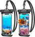 UNBREAKcable Waterproof Phone Case, 2-Pack IPX8 Universal Pouch for iPhone 15 14 13 12 11 Pro Max XR X XS SE 2022 8