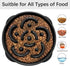 MateeyLife Large Slow Feeder Dog Bowls, Non-Slip Interactive Puzzle Bowls, 4 Cups Black for Large Breeds, Bloat Stop