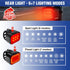 WORKPRO Ultra Bright Bike Lights Set, 8+13 Modes, Rechargeable IP65 Waterproof Bicycle Light Set for Night Riding