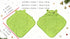 IOICYBF Dog Hooded Bathrobe Towel, Fast Drying Bath Towel Absorbent Warm Blanket Green S