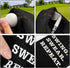 Funny Golf Towel, Swing Swear Repeat, Embroidered Golf Gifts for Men, Clip Golf Accessories