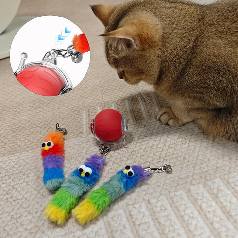 3 UPSKY PCS Replacements Tail Accessories for Interactive Cat Ball Toy
