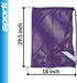 Sporti Mesh Bag with Zipper Pocket, Purple Color