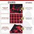 KOOLTAIL Dog Shirt, Red Buffalo Plaid Pet Apparel, Comfortable T-shirt for Small Medium Large Dogs and Cats, L