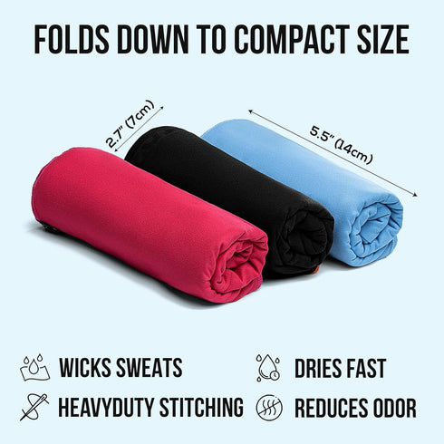 (32" 16''W)-Lightweight illusion Small Microfiber Gym Towels for Men and Women Active Sports L x Quick Dry Gym Towel
