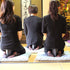 5.3 180g, IPPINKA Foldable Meditation Kneeling Bench (Seiza), Portable and Lightweight, in, Black