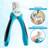 Boshel Large Dog Nail Clippers with Safety Guard to Avoid Over-Cutting Nails and Free Nail File, Razor Sharp Blades