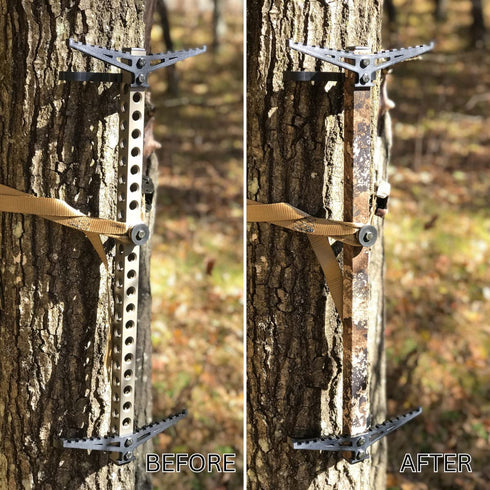 Natural Gear Camo Silencing Tape, Self Adhesive Fabric for Quieting Metal Hunting Gear, 4” x 72” Roll