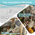 Hermit Crab Hideout with Ladder, Lizard Climbing Toys, Hermit Crab Hut with Aquarium Plants, Reptile Habitat for Gecko