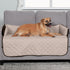 Furhaven Water-Resistant & Reversible 42" Wide Seat Cover Protector for Dogs & Cats, Espresso/Clay, Large