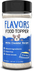 Flavors Food Topper for Dogs, Delicious Seasoning for Dog Food, Natural, Grain-Free Kibble Seasoning, White Cheddar