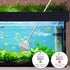Kirecoo 25.6" Algae Scraper for Glass Aquariums, Stainless Steel Cleaner with 10 Blades, Fish Tank Accessories