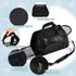 Sweetude 4 Pcs Cat Carrier - Soft Pet Carrier for Cats Under 13lbs, Foldable Comfortable Portable Travel Bag