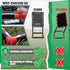 SPORTTISTA Baseball Strike Zone Target Compatible with Plastic Ball Games & Blitzball, Durable & Stable Frame