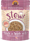 Weruva Classic Cat Stews, Stick A Spork in It with Duck & Salmon in Gravy, 3oz Pouch (Pack of 12).
