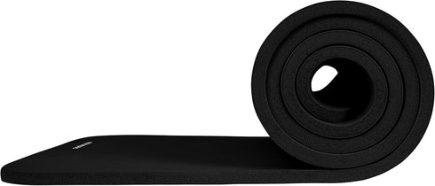 Retrospec Solana Yoga Mat 1/2" Thick with Nylon Strap for Men & Women - Non-Slip Exercise Mat for Yoga, Pilates,