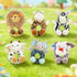 Layheld Set 2pcs) Dog Chew Toy Animal Ring Puppy Monkey Lion Sheep Zebra Elephant Design Squeaker Cute Pet Accessories