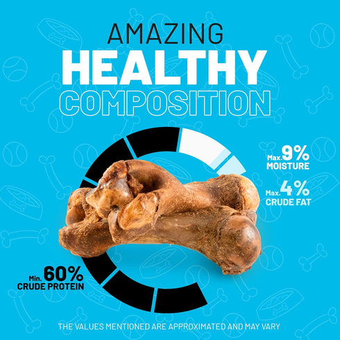 Sitka Farms Dog Bones Pork Femur - 20 Count, Healthy 100% Natural Premium Treats for Medium and Large Breeds