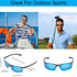 POLARS DESIGN Square Polarized Sunglasses - UV Protection Rectangular Classic Shades for Women Men