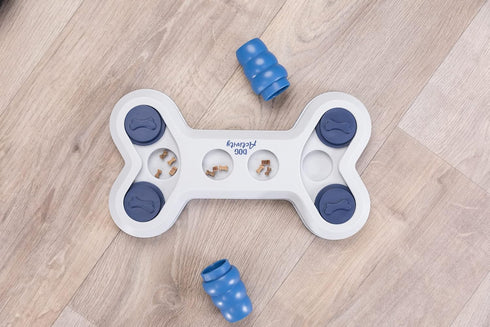 TRIXIE Flip Bone Strategy Game - Beginner Dog Puzzle Level 1 Activity Treat Toy for All Breeds