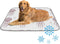 imiBBWQu Cooling Mat for Dogs Floral Jellyfish Red Dog Bed Mat Washable Pet
