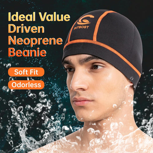 Intbost 3mm Swimming Diving Hood Neoprene Wetsuit Beanie Winter Hat for Men Women Keep Warm Stretchy Wetsuit Cap