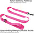 Mile High Life Heavy Duty Dog Leash for Large and Medium Dogs, Reflective Leash for Night Safety (4FT x 3/5''Wide, Hot