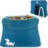 Pocket Sized Dog Treat Pouch with Magnetic Closure - Turquoise Dog Walking Treat Bag for Pet Training