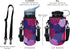 24-30oz 1200ml Koverz Water Bottle Carrier with Shoulder Strap, Water Bottle Holder - Vintage American Flag