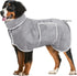 Dog Bathrobe Towel Drying Coat - Super Absorbent Dog Towels Bath Robe