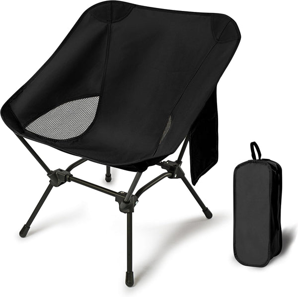 Howjoe Lightweight Camping Chairs with Adjustable Height, Portable Camping Chairs for Adults with
