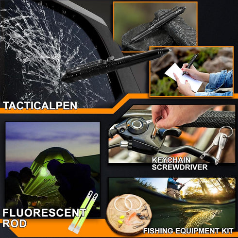 Unique Gifts for Men Dad Him Birthday Christmas, Cool Gadget/Survival Gear for Camping, Hunting, Hiking