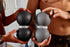 Roller Fitness 8-Inch Fitness Infinity Roller, Peanut Foam Massage Ball, Large Double Exercise Roller (Gray - Standard)