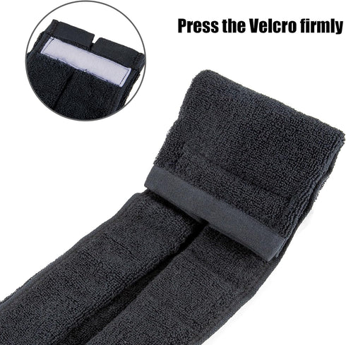 White Football Towel for Quarterback, Cotton Hand Towels for Youth, Men, Women, 3 Pack for Gym Yoga Golf