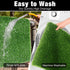 GLOBREEN Dog Grass Door Mat for Muddy Paws, 24 x 36 Inch, Indoor Outdoor Entryway Rug, Absorbent Machine Washable Turf