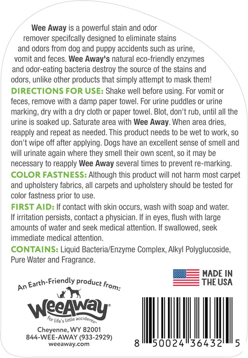 X2 Ultra Concentrated Pet Stain and Odor Remover, Enzyme Cleaner for Dog Urine and Poop, Safe for Carpet Furniture