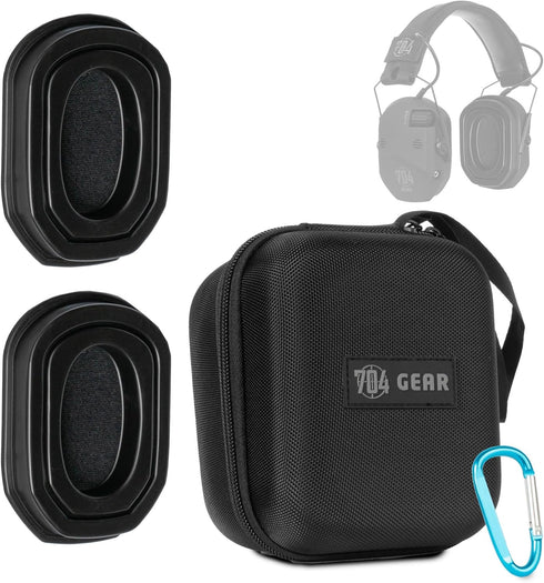 704 Gear CO-Z Gel Replacement Ear Pads + Carrying Case | Compatible with Walker's