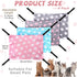 Geelin 4 Pcs Reversible Cat Hanging Hammock Soft Breathable Pet Cage Hammock with Adjustable Straps and Metal Hooks Double Sided Hanging Bed for Cats Small Dogs Rabbits(16 x 20 Inch, Large Star)