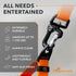 COLLAR Evolutor Extra Heavy Duty Dog Leash, 4 Ft, Orange, for Large, Medium, and Small Dogs