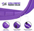 Tuff Pupper Ultra Comfort Padded Dog Collar, Thick Neoprene Padding, Ballistic Nylon Strap with Reflective Stitching