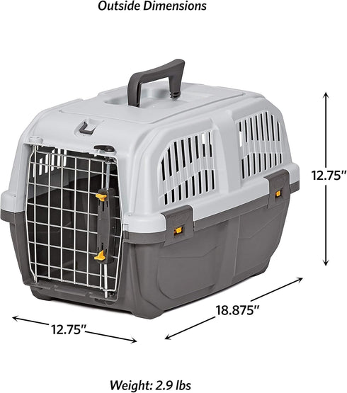 MidWest Homes for Pets Skudo Plastic Carrier, 19-Inch, Ideal for "Toy" Dogs up to 6 Pounds