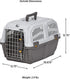 MidWest Homes for Pets Skudo Plastic Carrier, 19-Inch, Ideal for "Toy" Dogs up to 6 Pounds