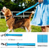 Short Dog Leash, Traffic Padded Handle for Large Breed Dogs, Reflective Training Lead, 24 Inch, Black